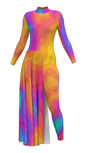 Attached 1⁄2 Skirt