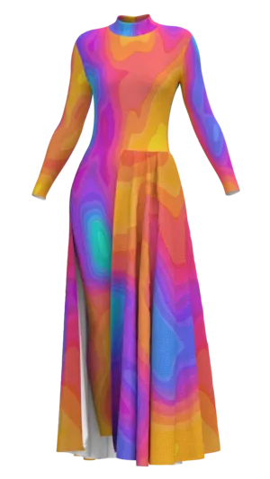 Attached 3⁄4 Skirt